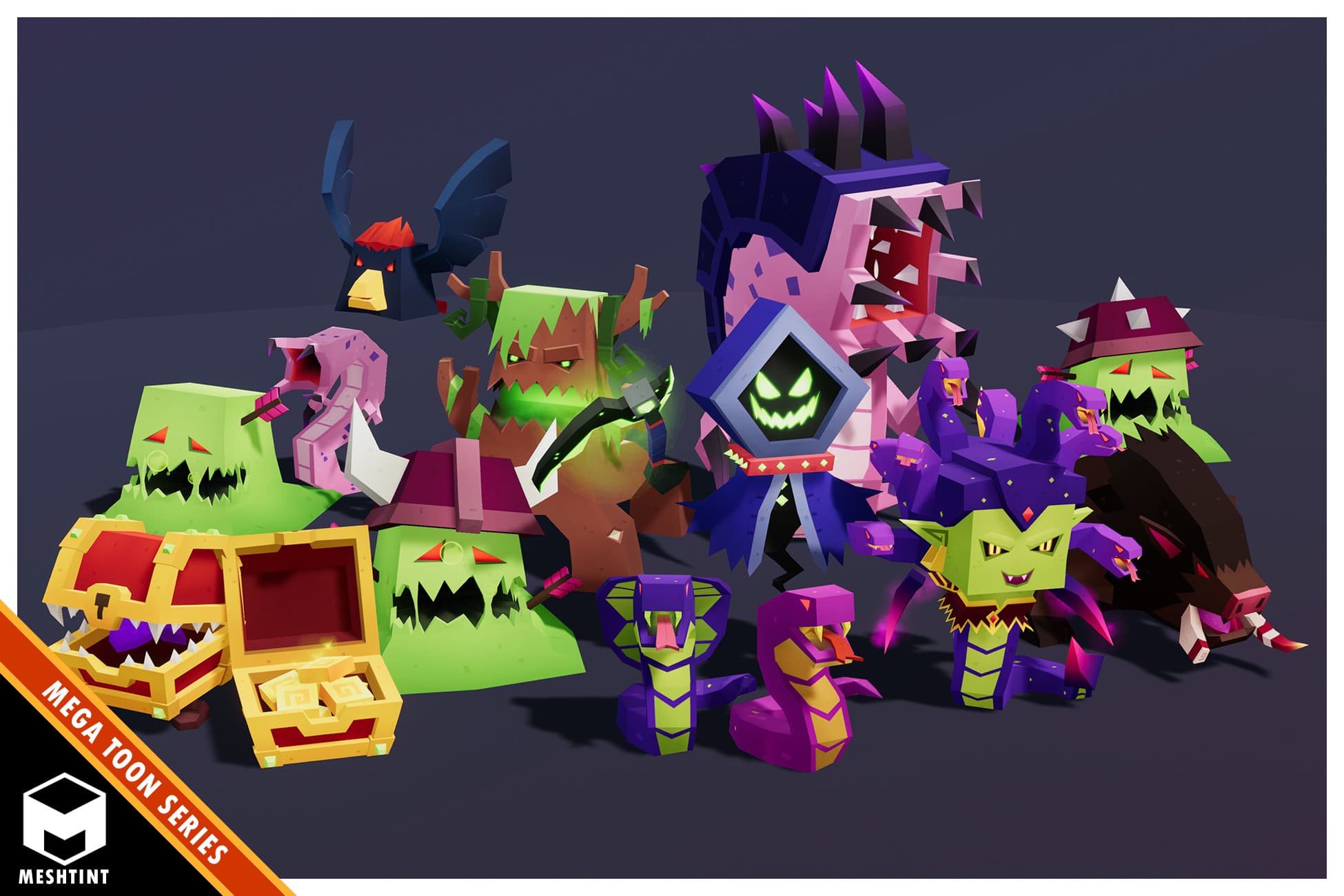 Toon Enemies Pack 02 (1st Generation)