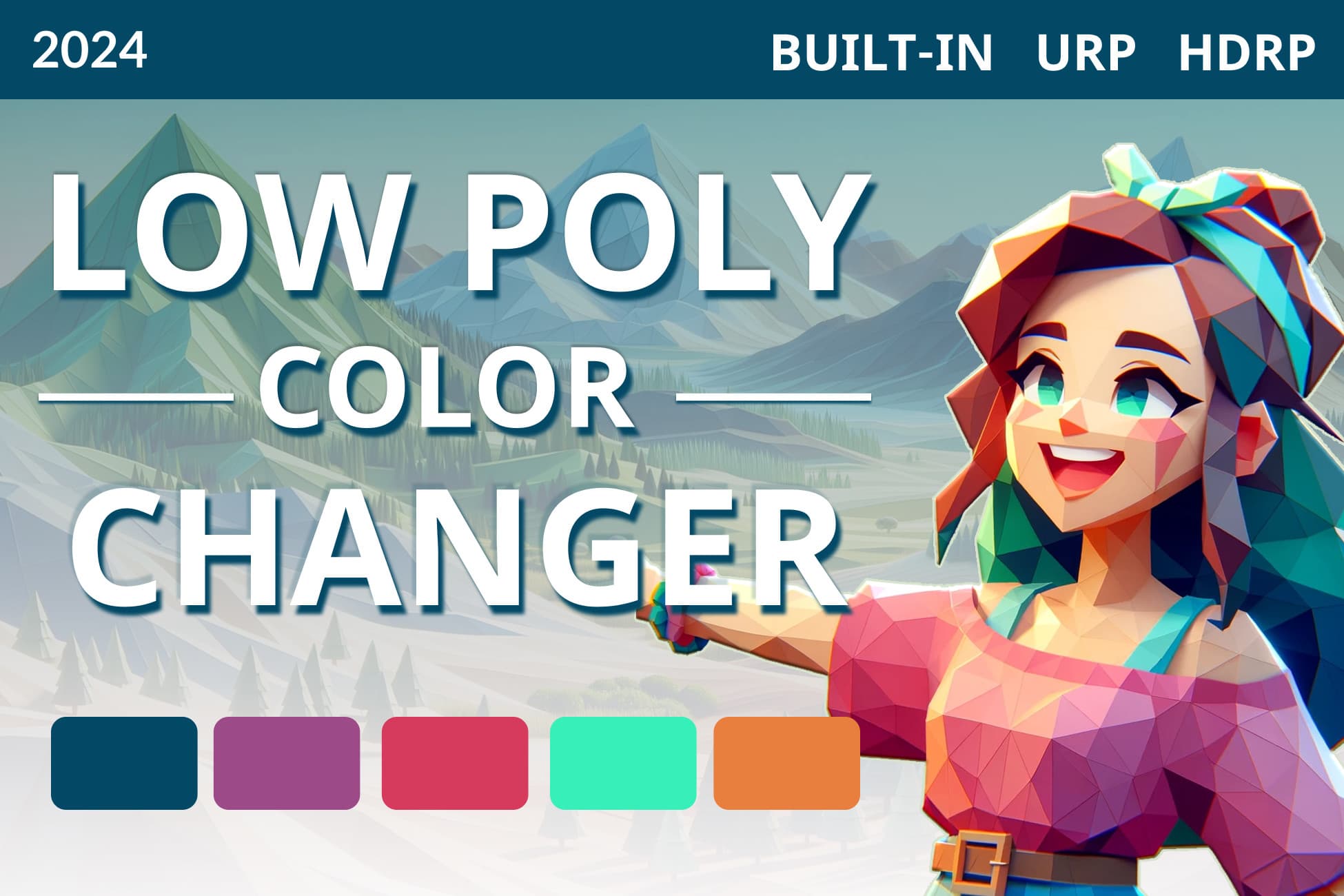 Low Poly Color Changer - Easy Color Changing & Variations