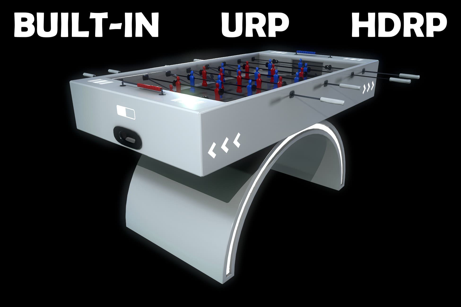 Futuristic Foosball Table – Sci-Fi Game Prop