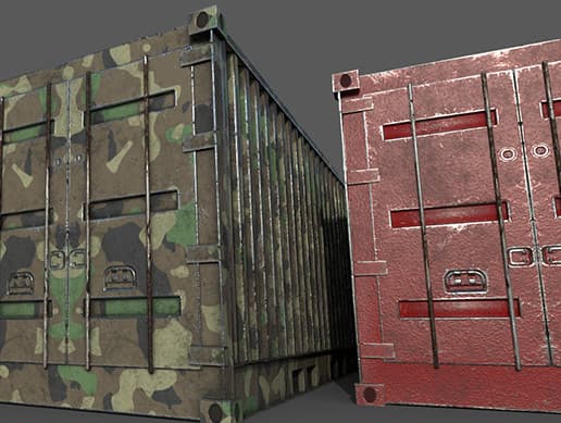 Old Used Containers