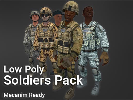 LowPoly Soldiers Pack