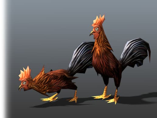 Cartoon Farm - Rooster
