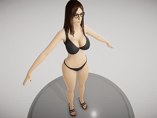 Simple Woman Character