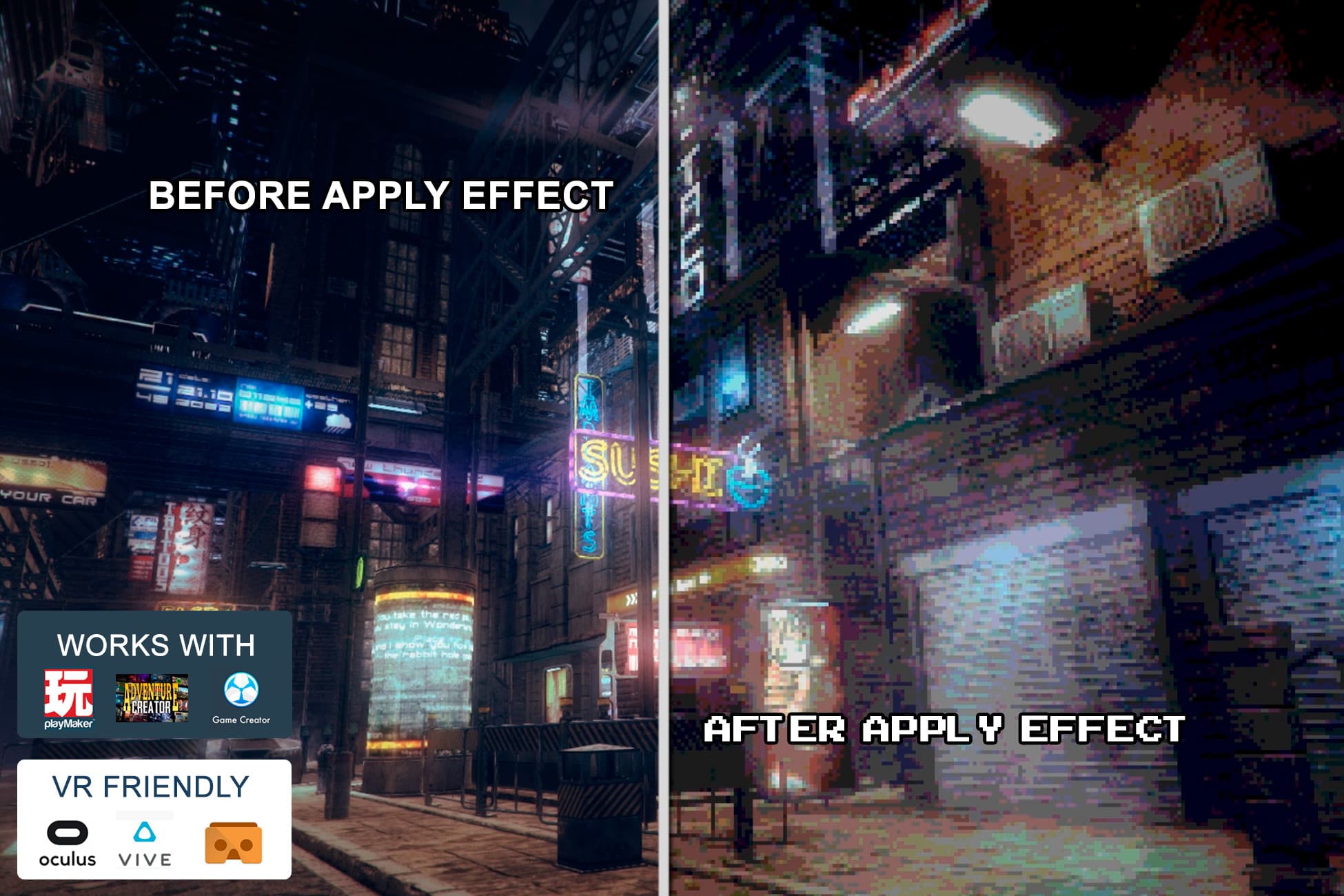 Retro Game Effect
