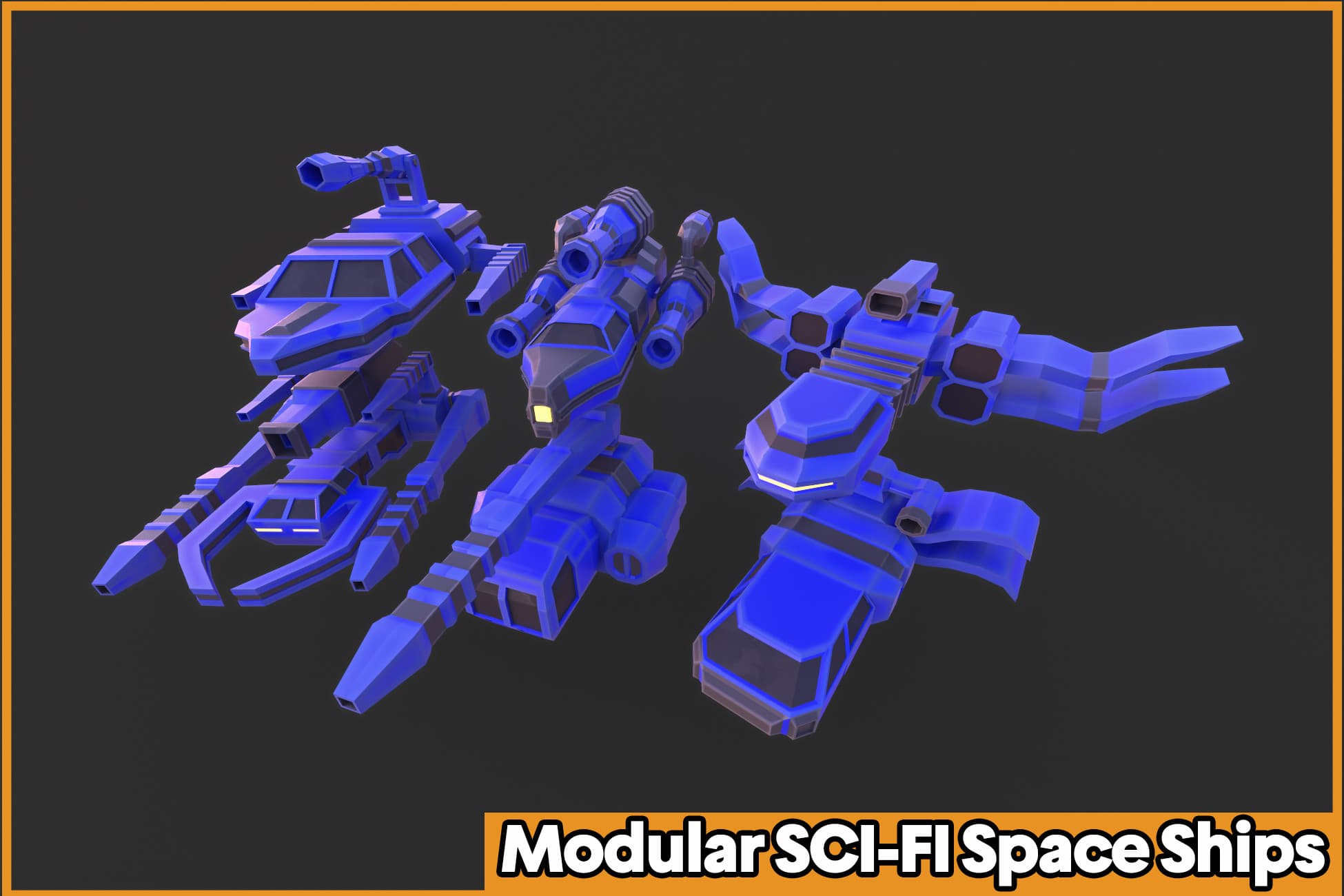 Modular SCI-FI Space Ships