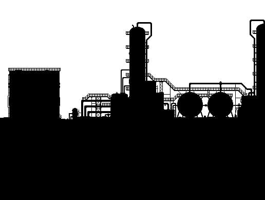 Industry Background Elements (Black-and-White Pixelart)
