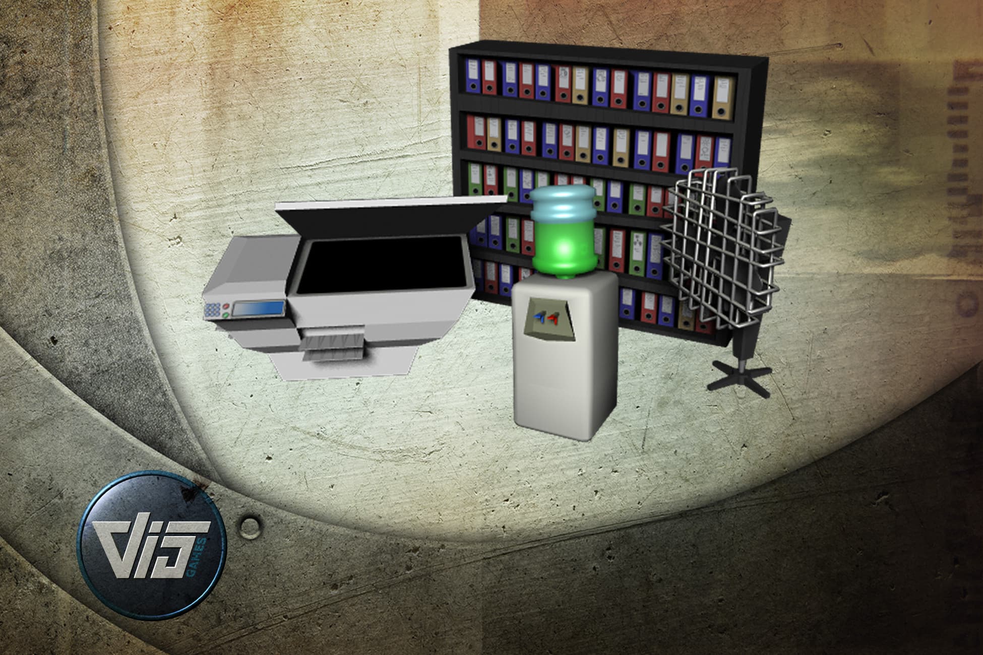 Stylized Office Props