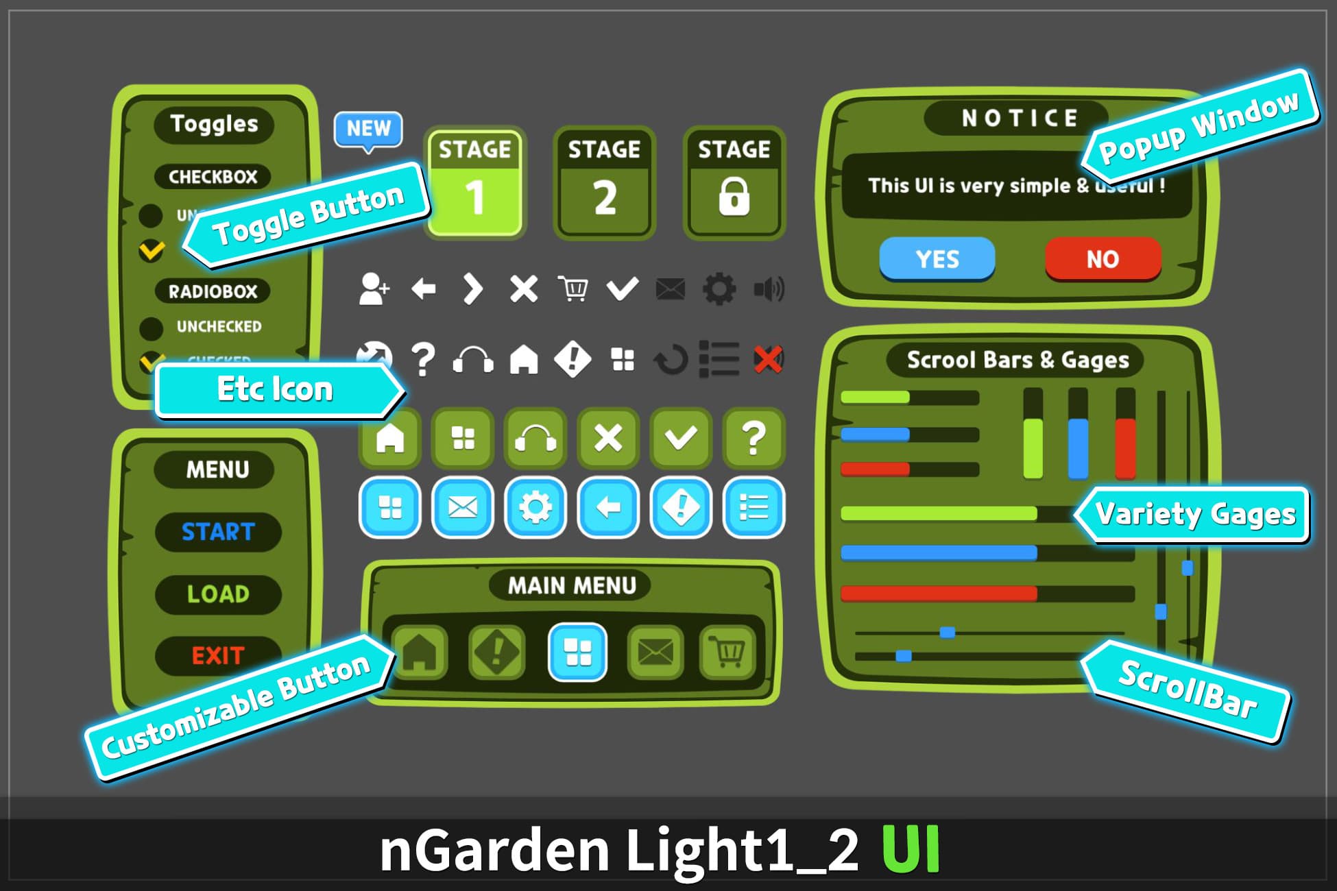 nGarden Light 1-2 UI