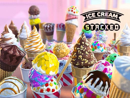 Ice Cream Stacked