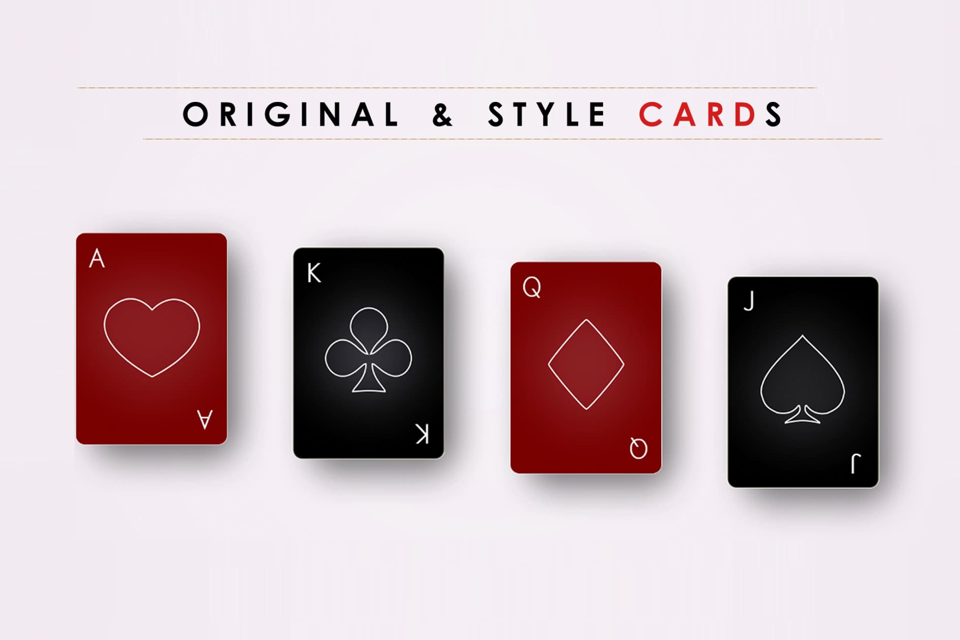 Playing Card (Red & Black version)