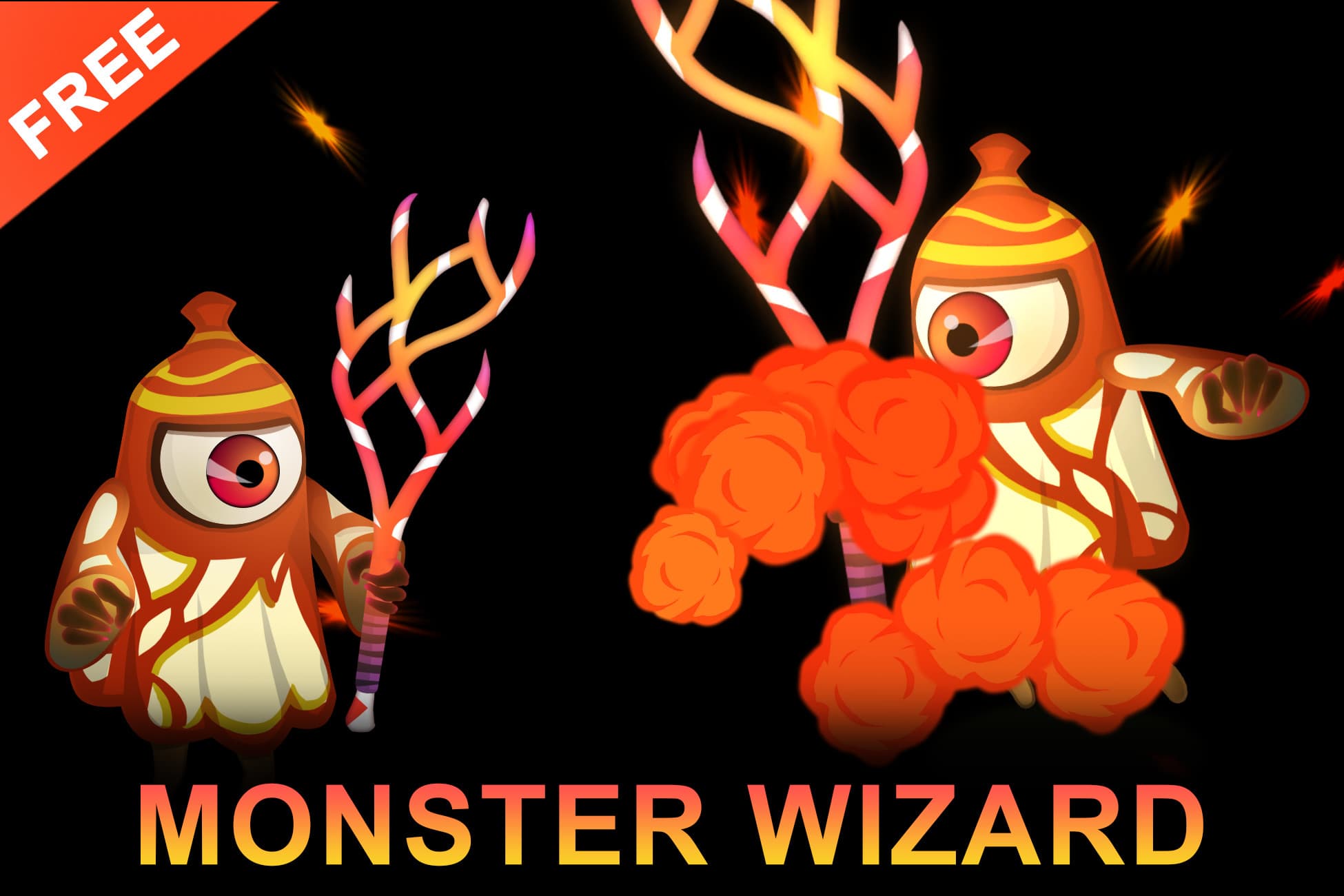 2D Monster Wizard