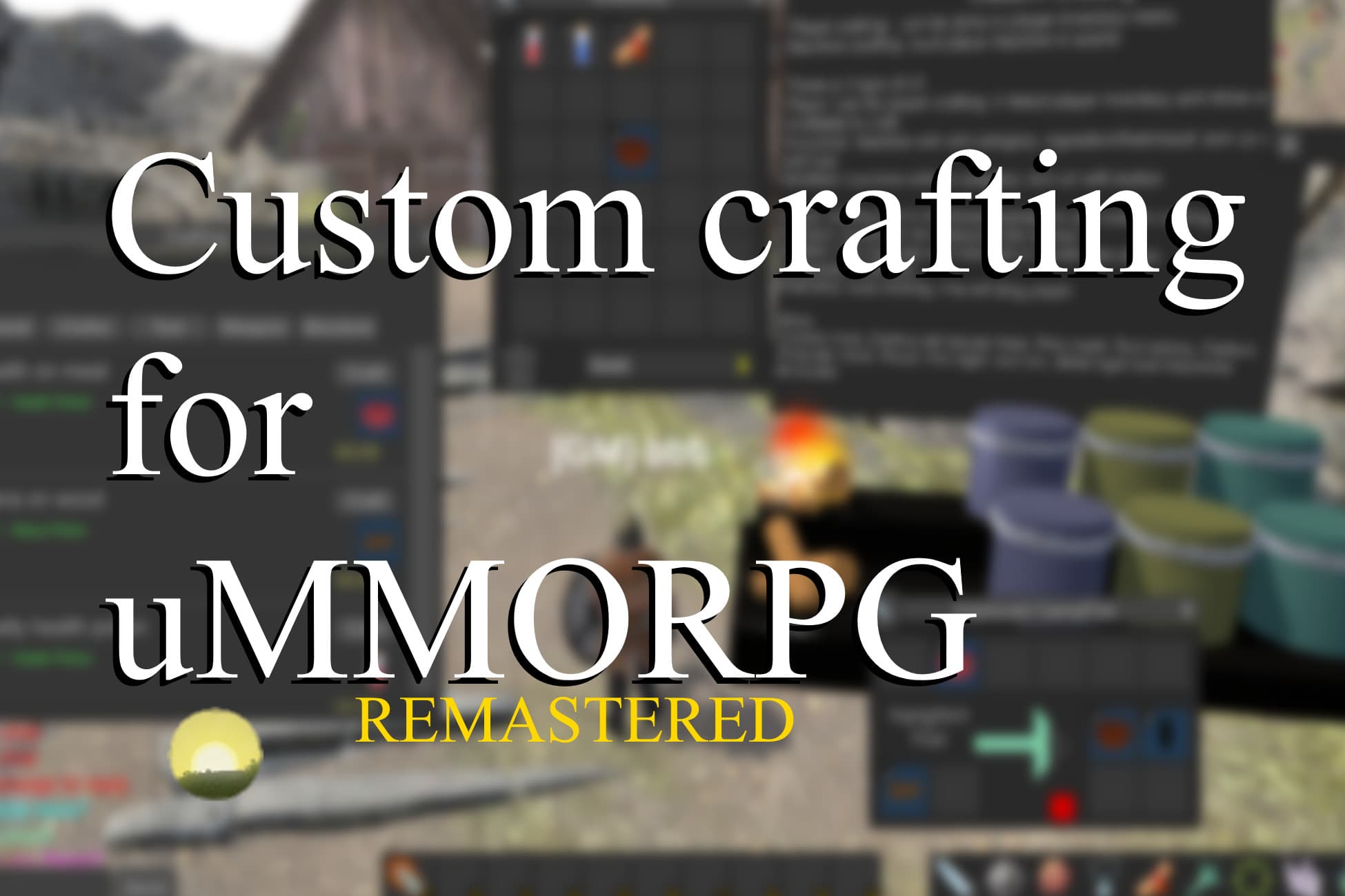 Custom crafting for uMMORPG REMASTERED