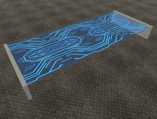 Animated Hardlight Shader (Sci-Fi Bridge)