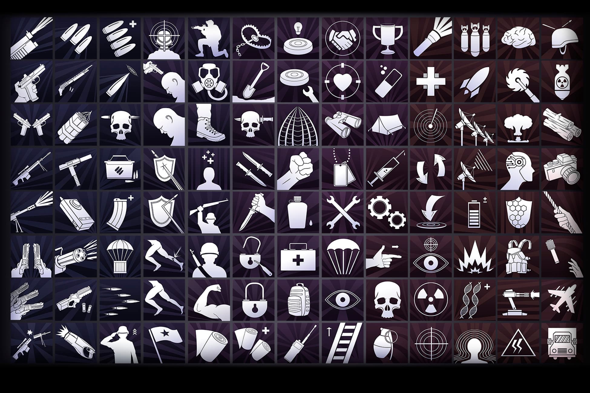 Survival Flat Icons