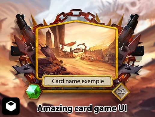 UI Post apocalyptic Card Game - Horizontal