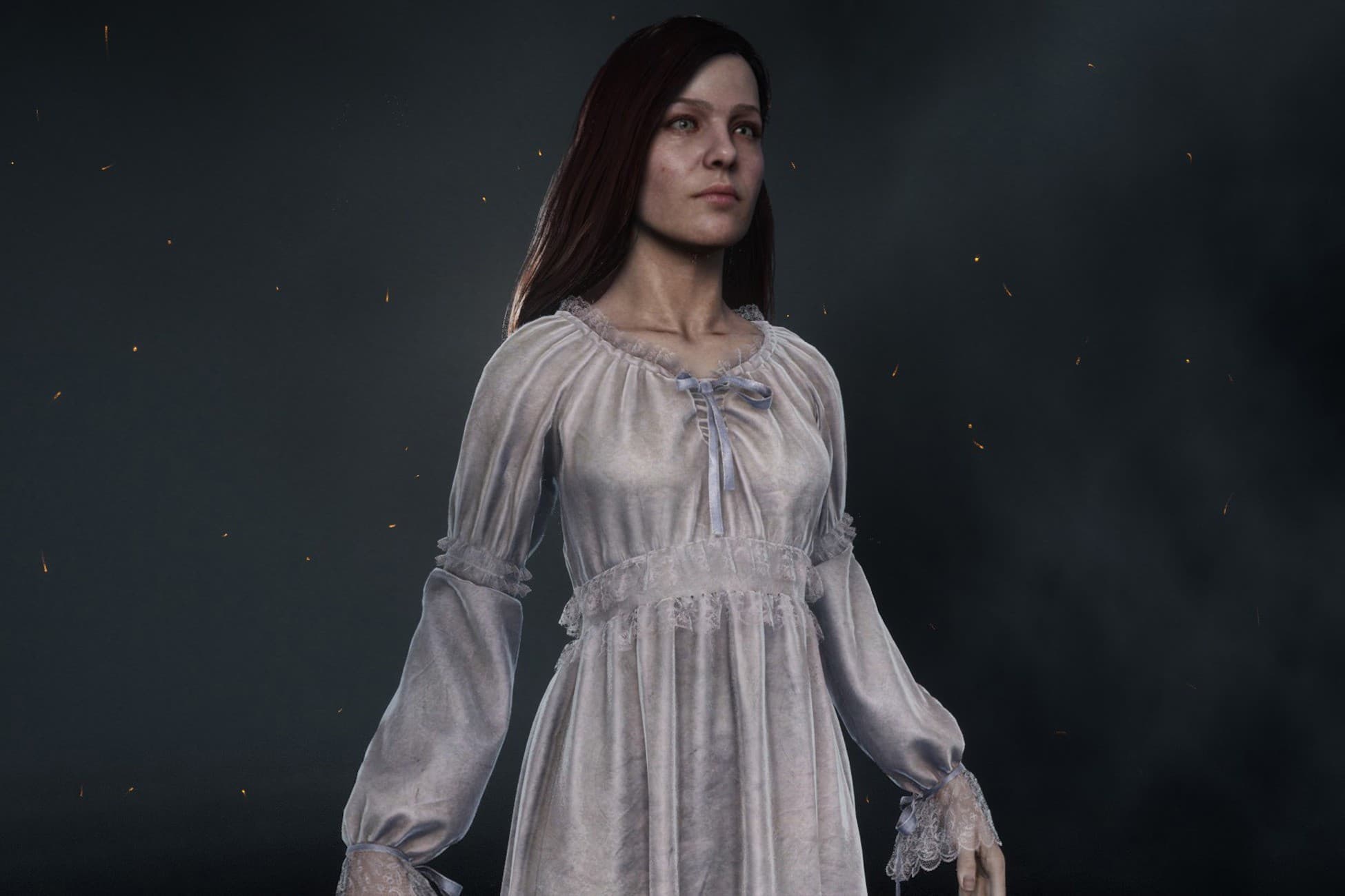 Girl in dress