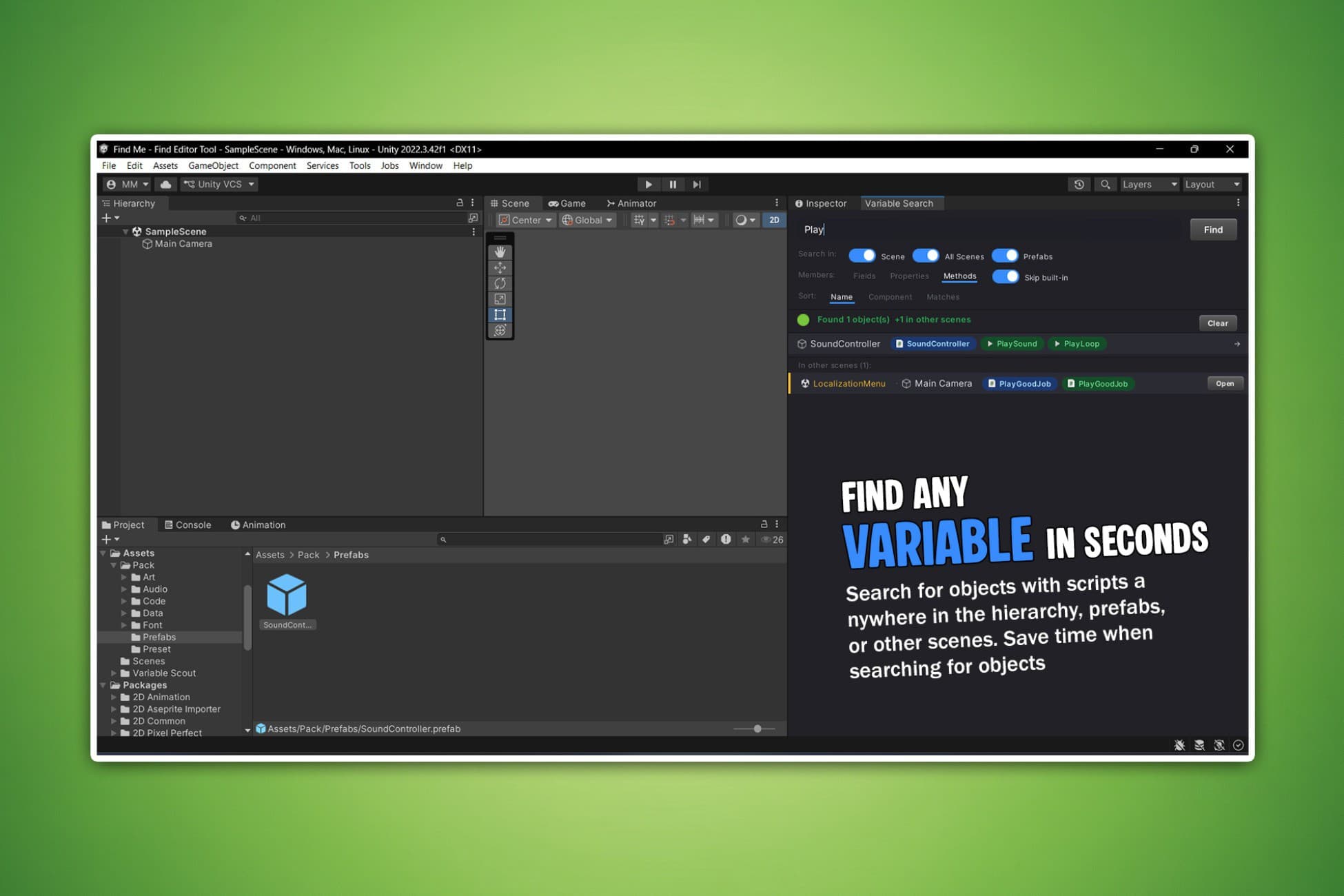 Variable Scout - Hierarchy Search & Inspector Tool