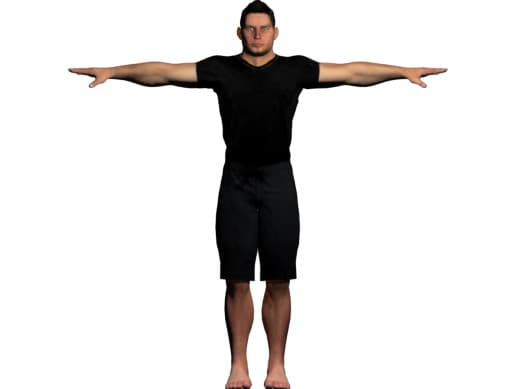 High Poly Rigged Male Character