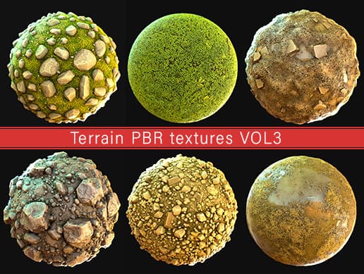 Terrain PBR textures VOL3