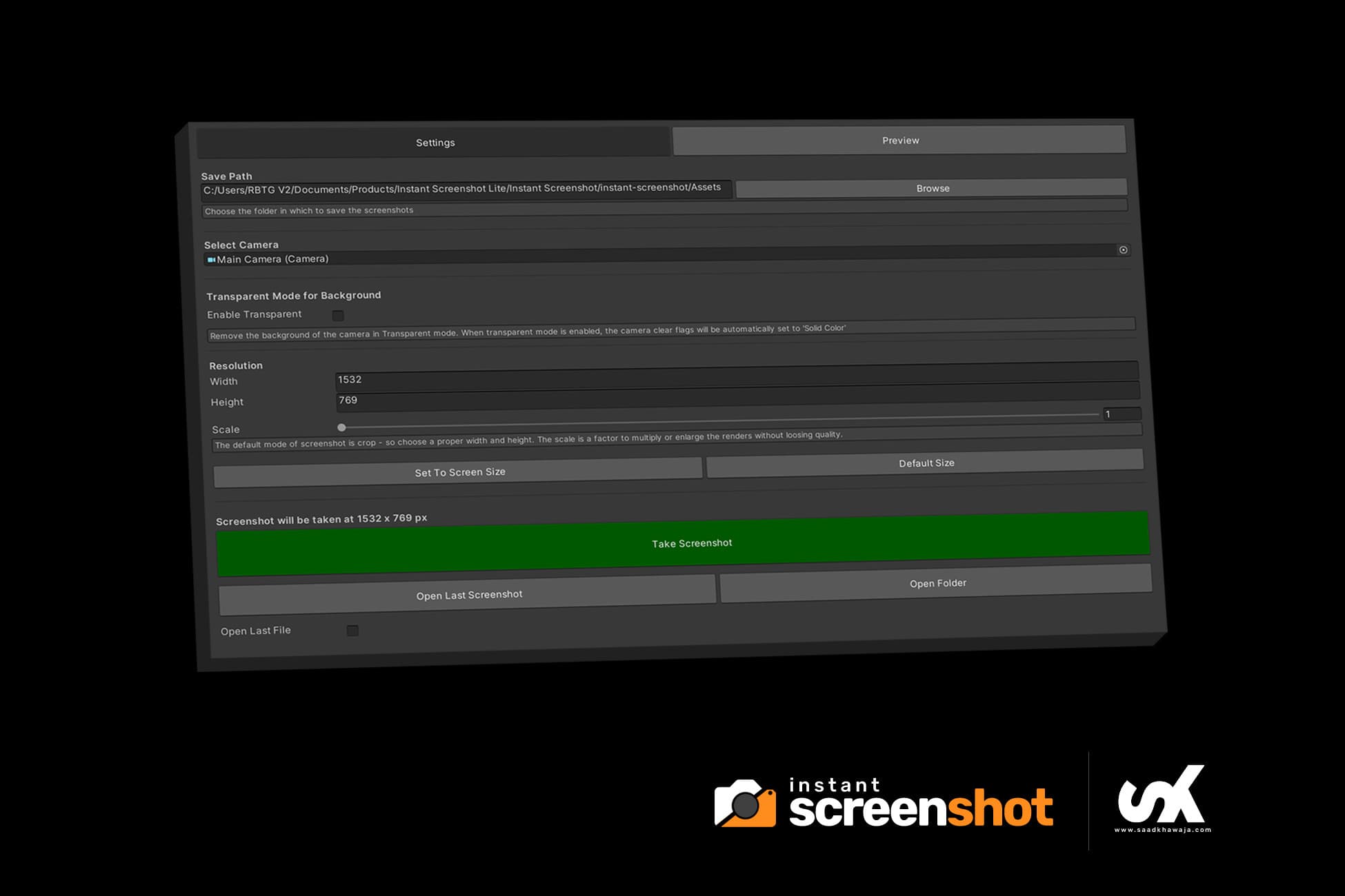 Instant Screenshot