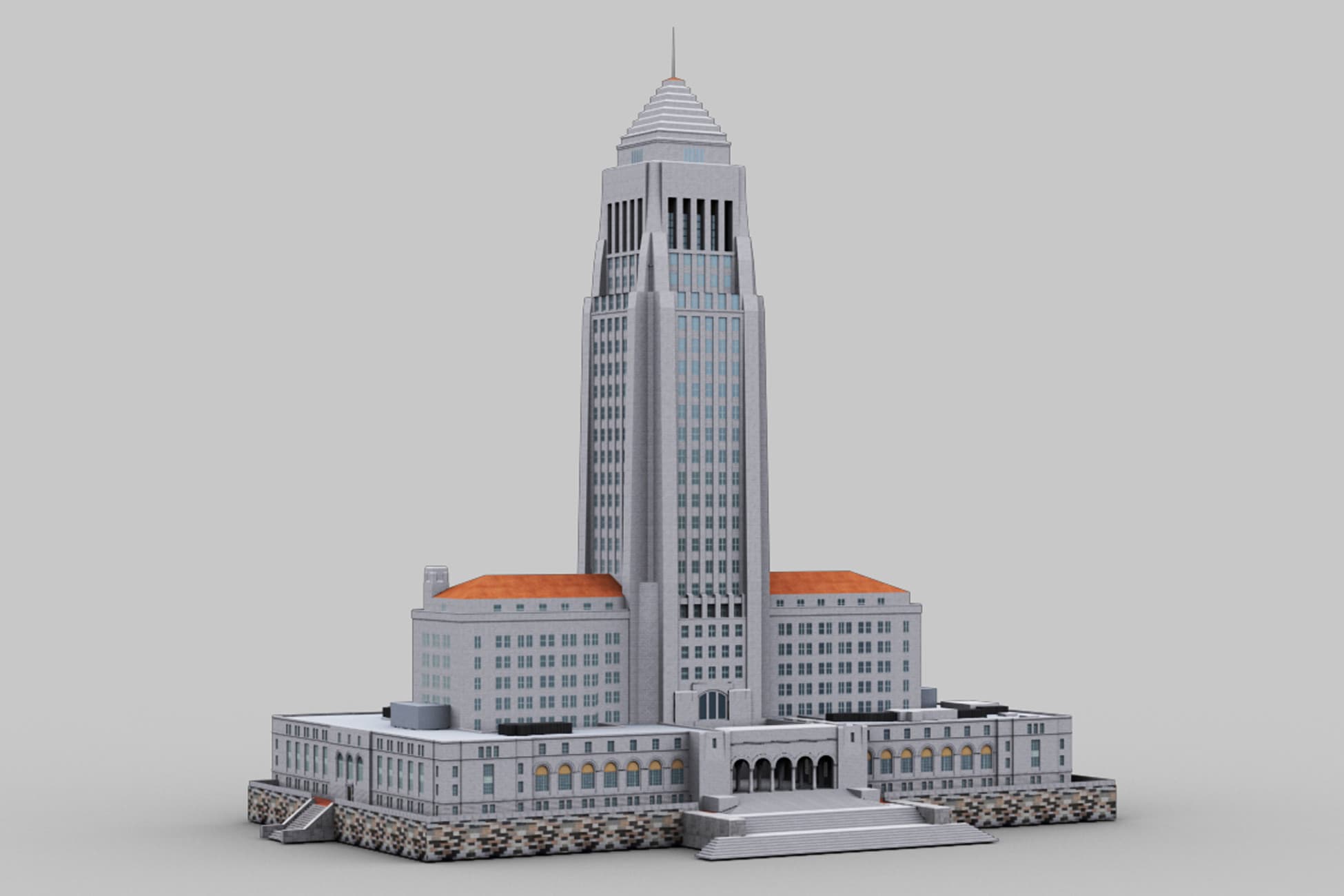 City Hall Low Poly