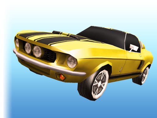 Low Poly Race Car