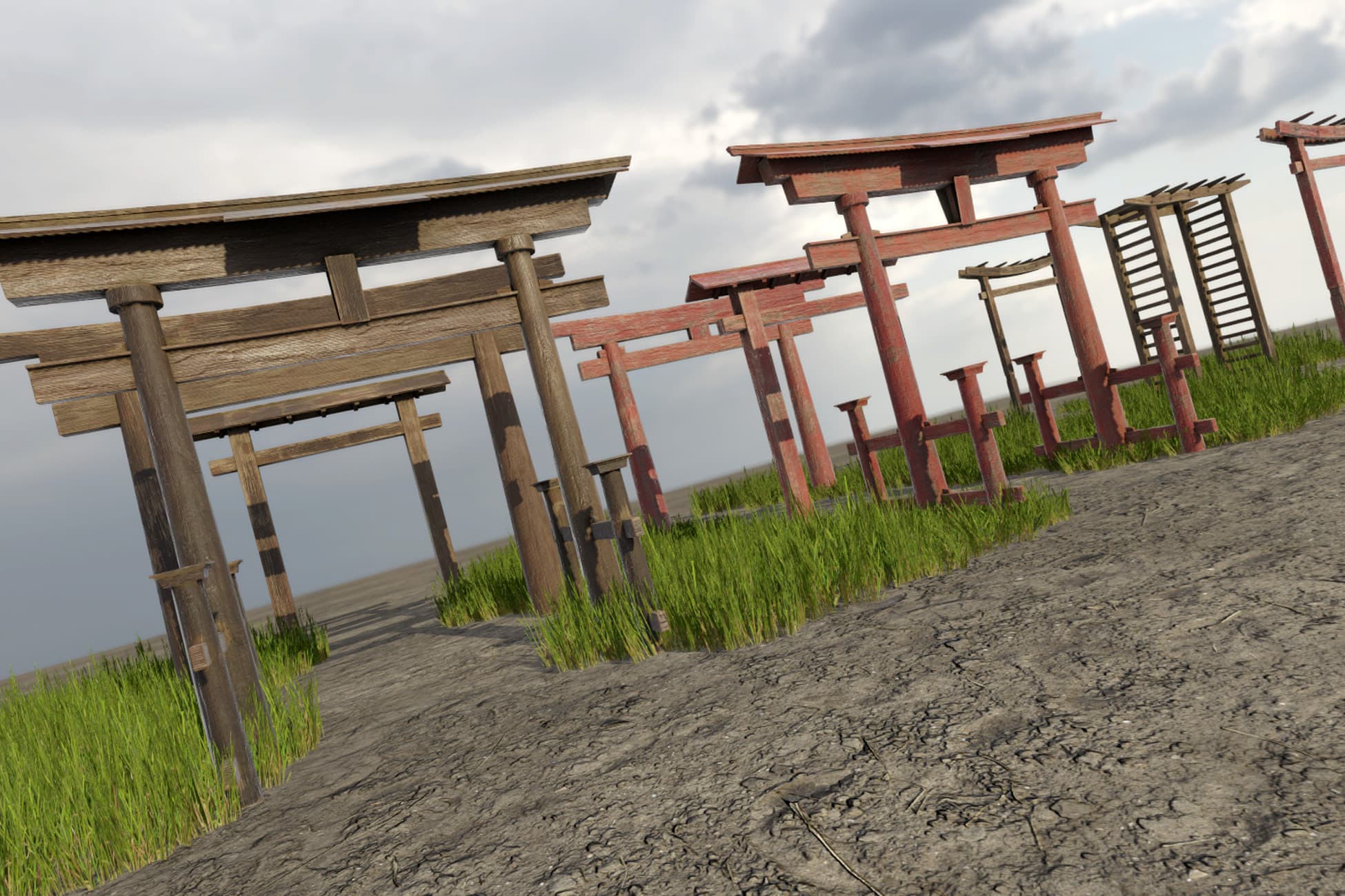 Asian Torii Gate