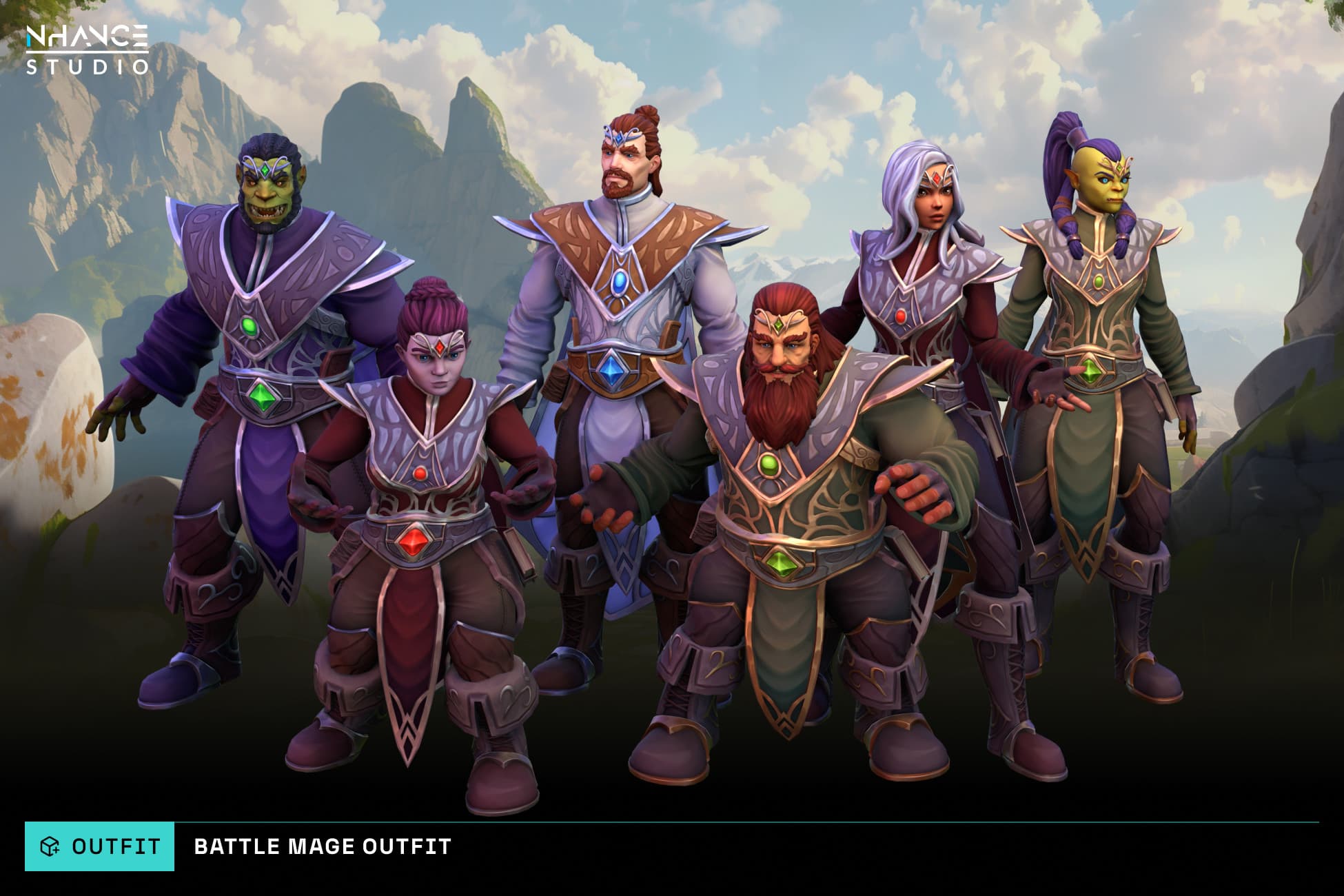 Stylized Battle Mage Outfit