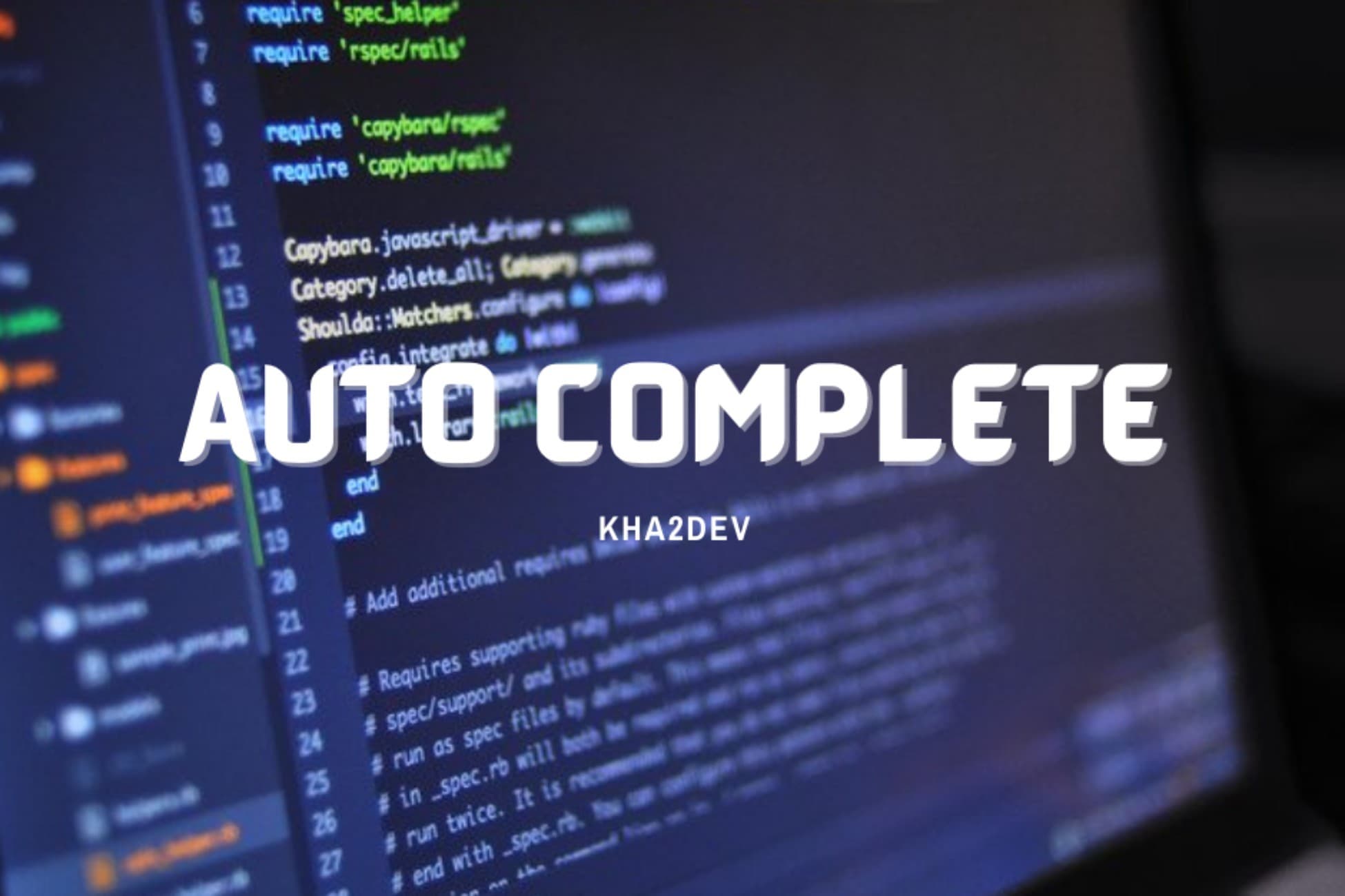 Simple AutoComplete