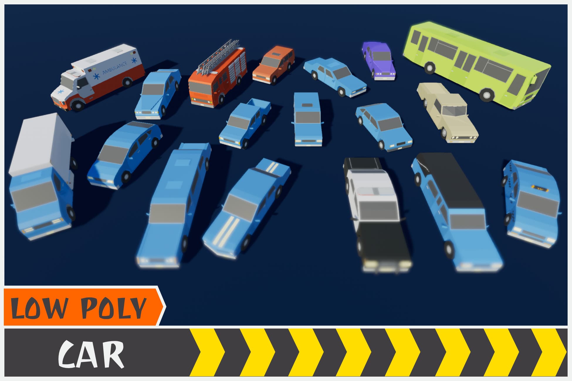 Simple car assets