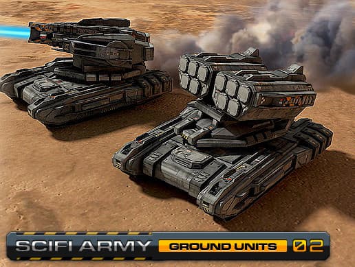 Sci Fi Army / Ground units 02