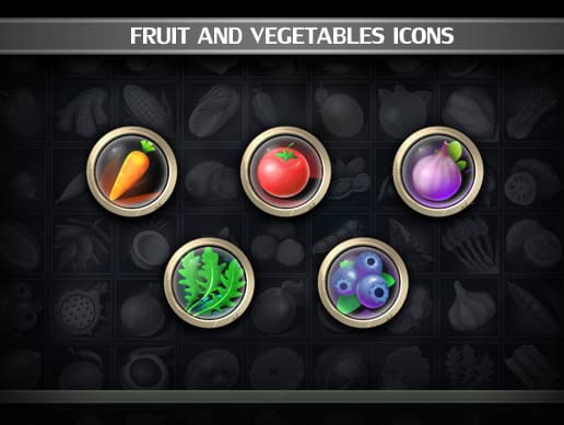 Fruit and Vegetables Icons