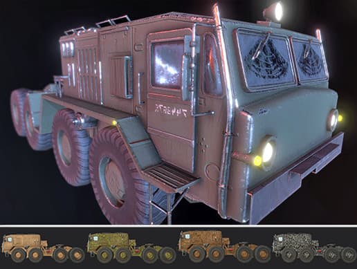 Russian Military Vehicles [LITE] MAZ 537
