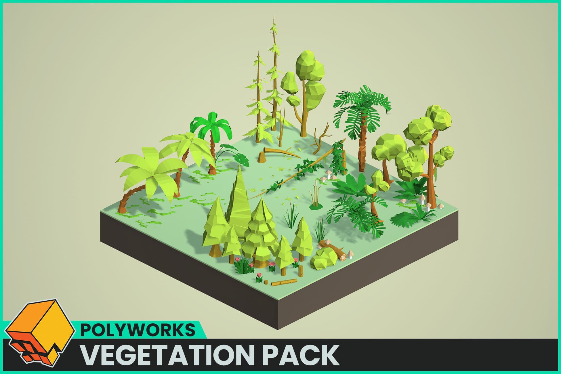 Low Poly Vegetation Pack - Polyworks