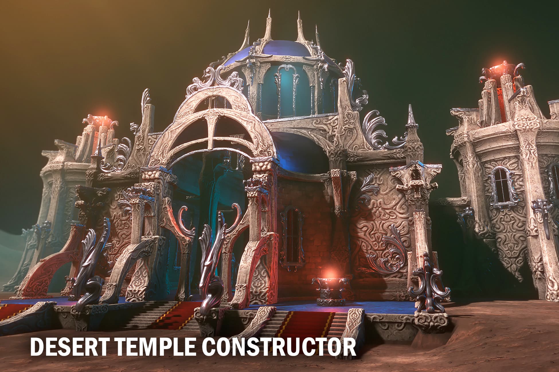 Desert temple constructor
