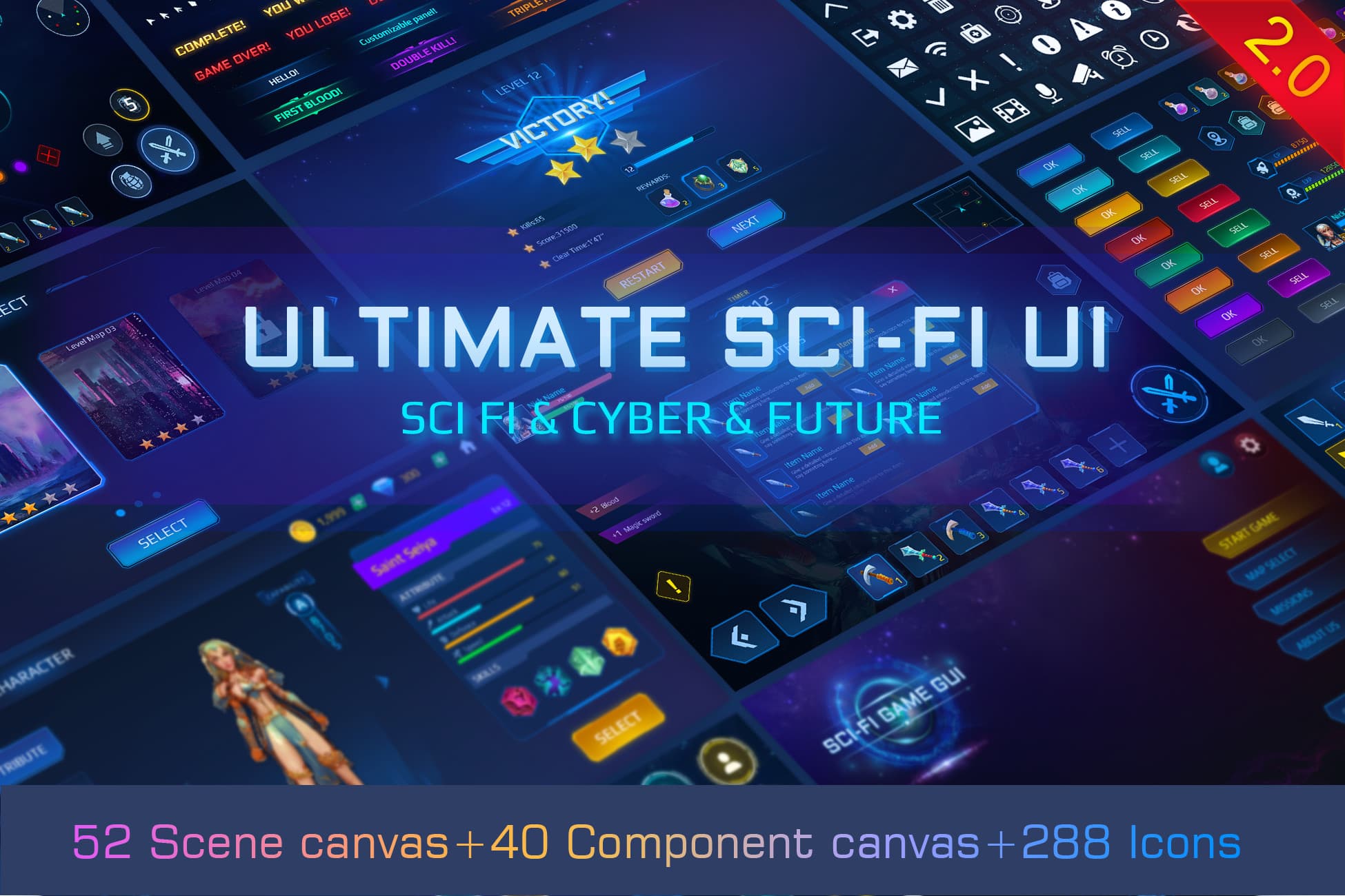 SCI-FI UI Pack Pro