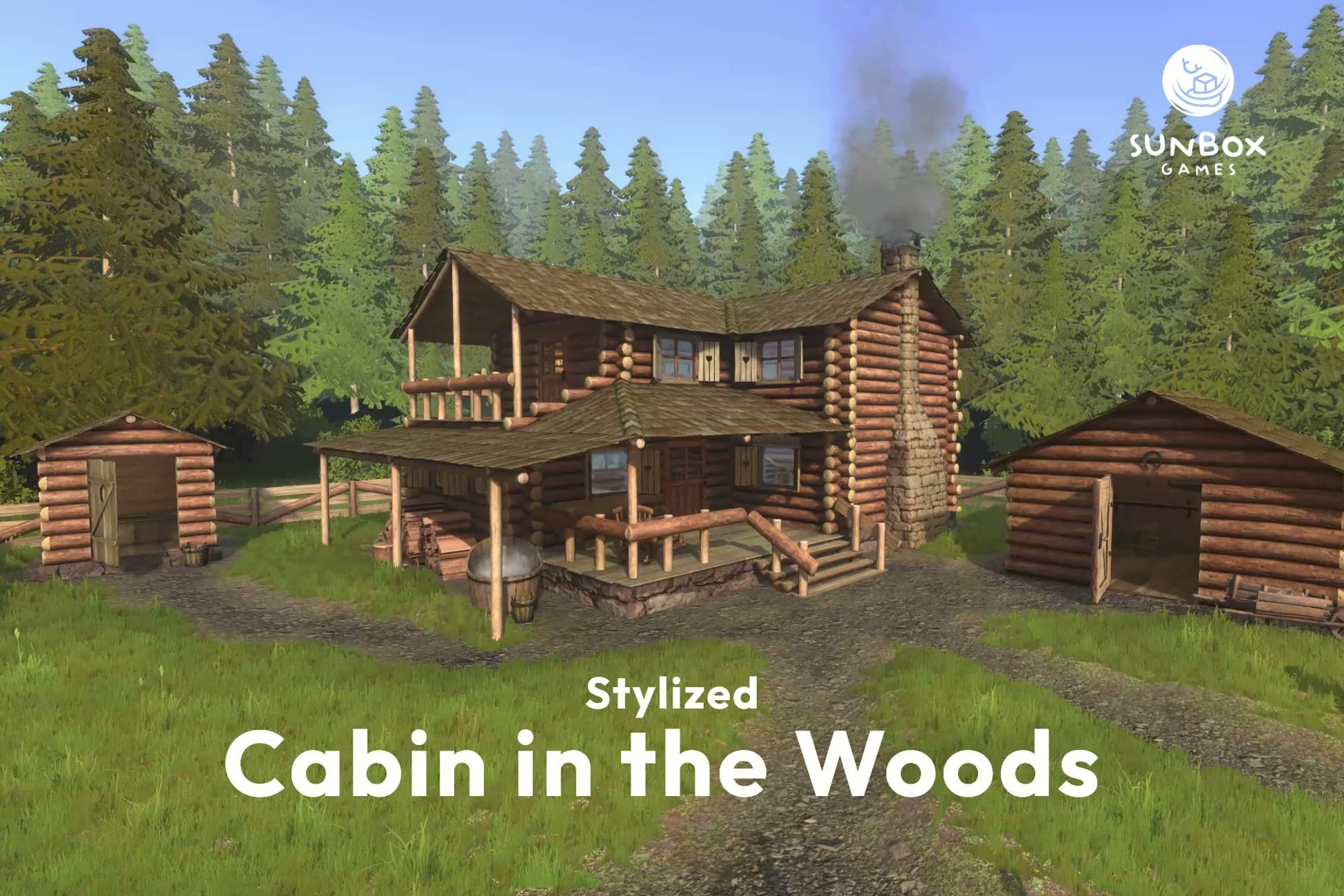 Stylized Cabin in the Woods Pack