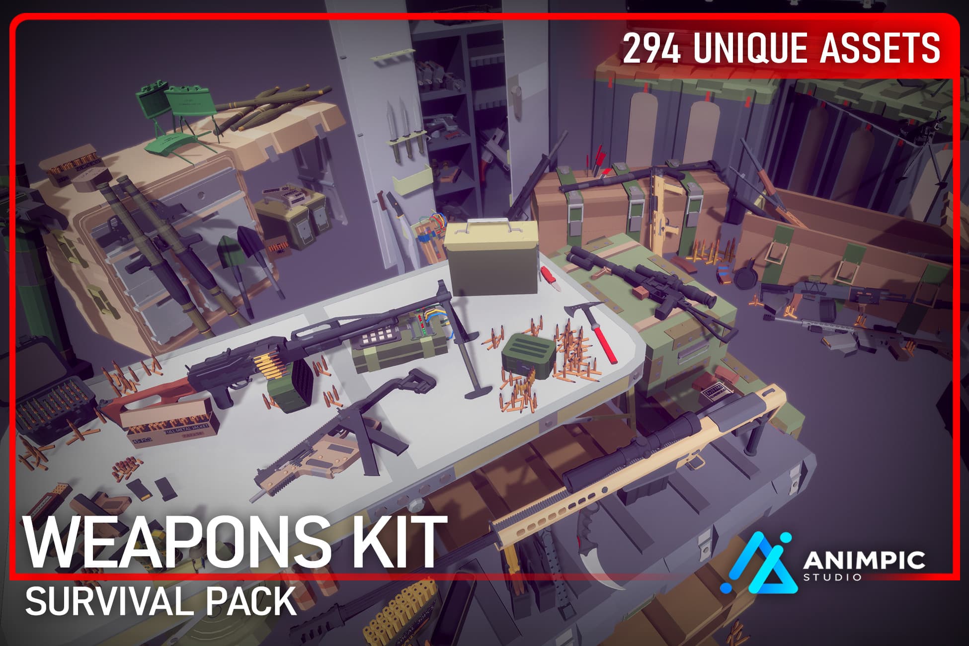POLY - Mega Weapons Kit Modular