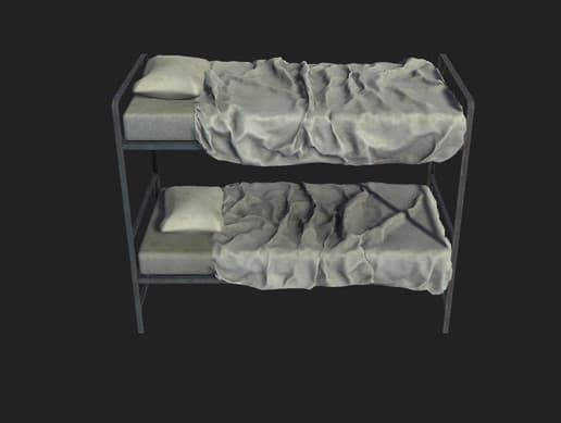 Old Military Bed
