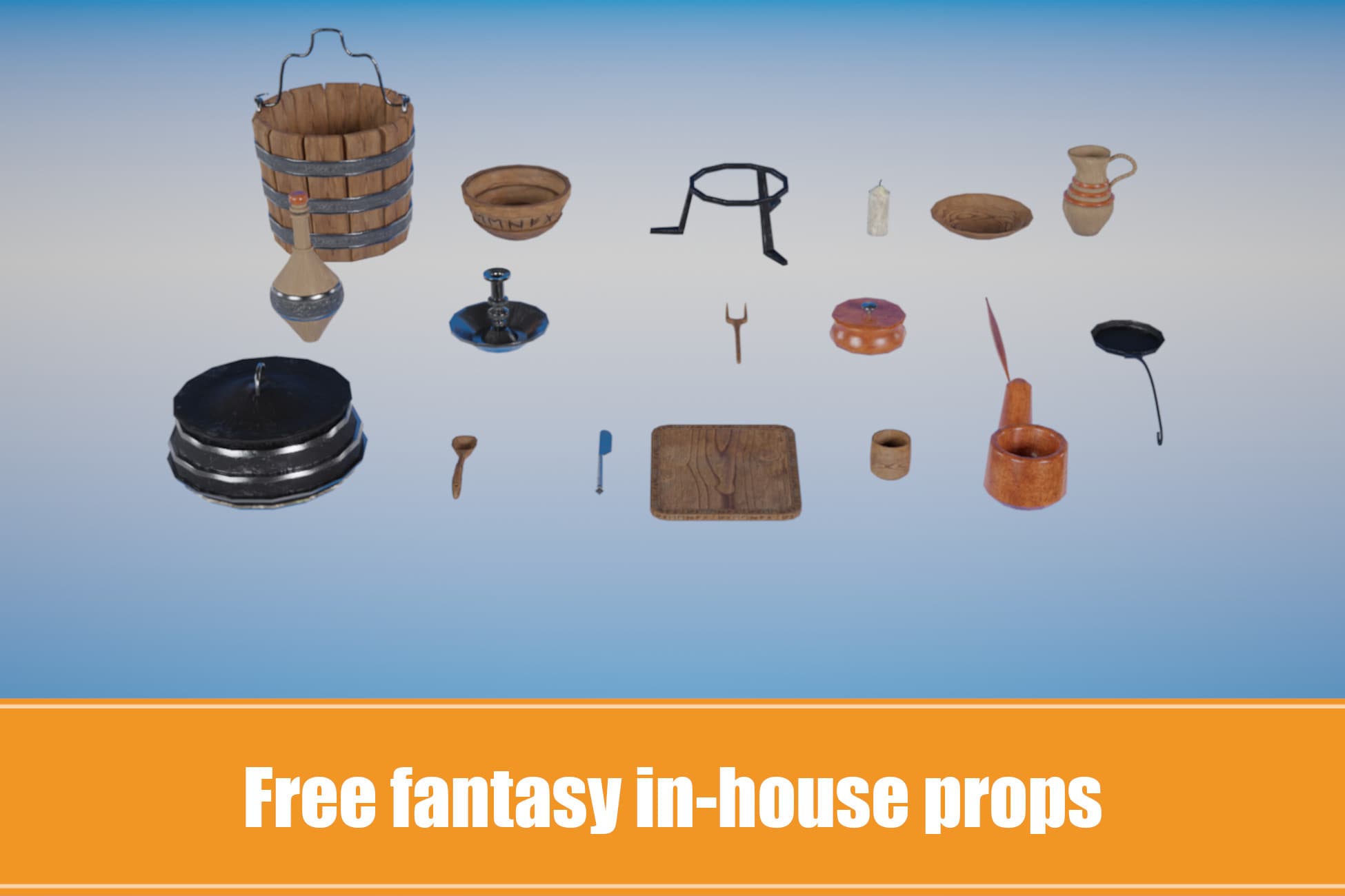 Fantasy interior props free