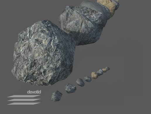 Rocks Boulders PBR Pack
