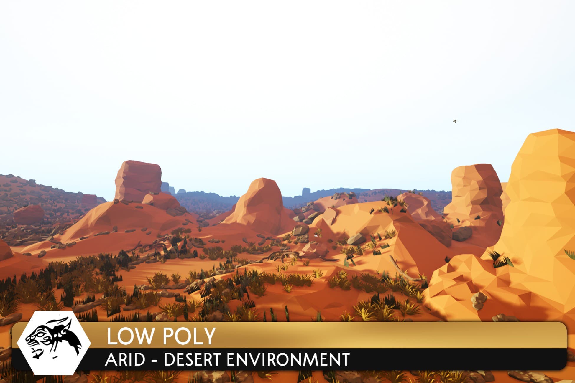Low Poly Arid/Desert Environment