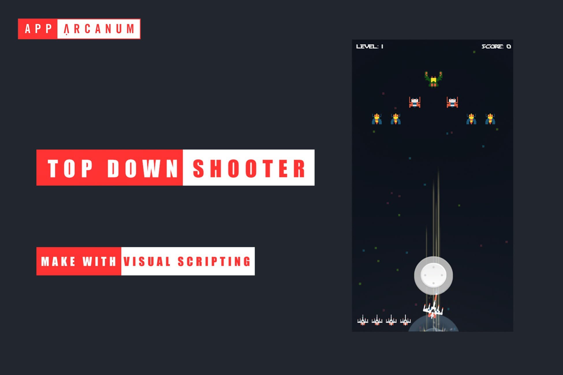 Top Down Shooter - 3D - Visual Scripting