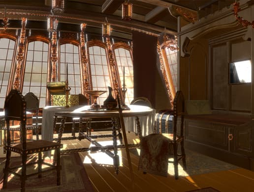 Pirate Captain's cabin