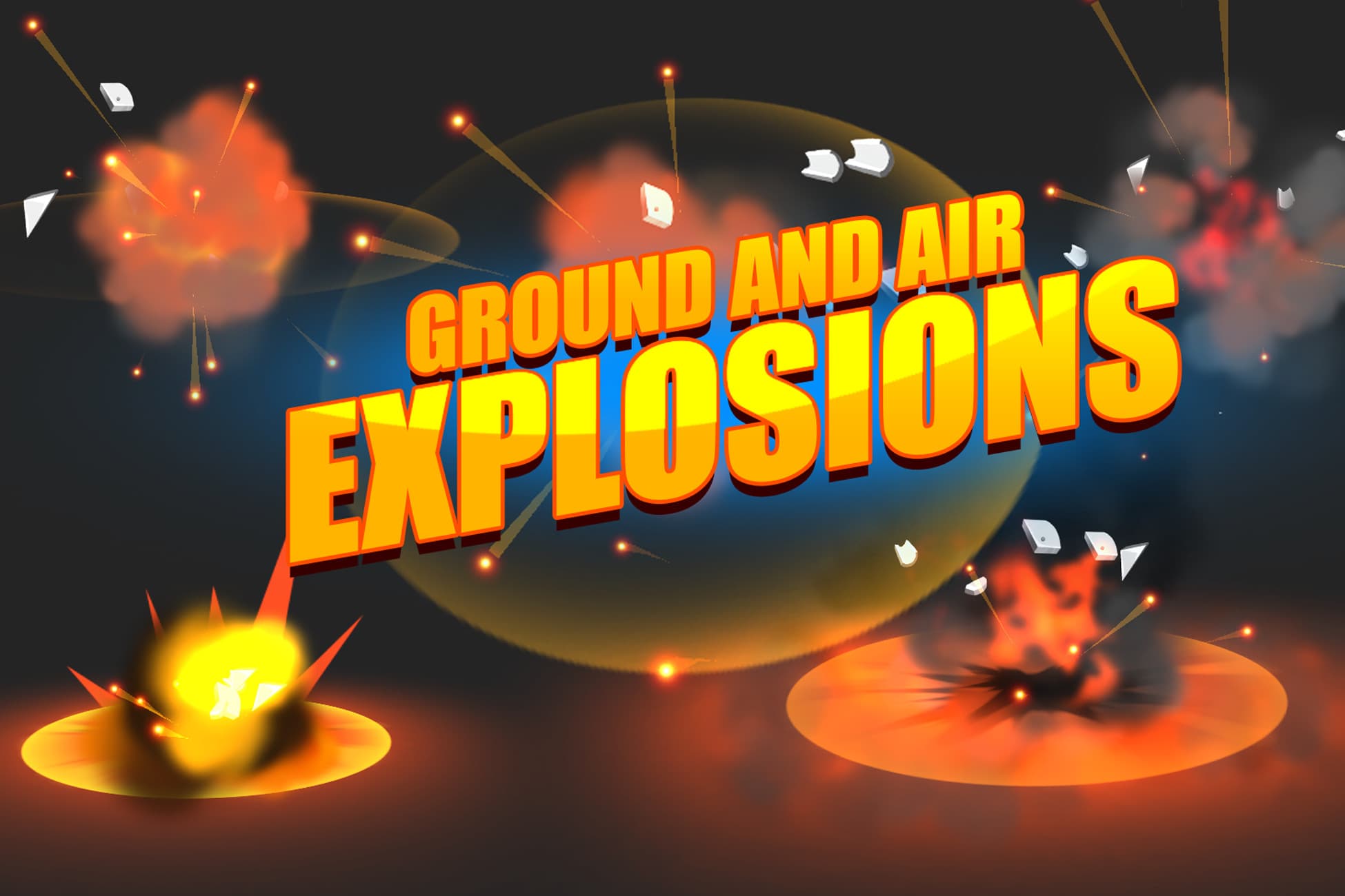 Ground and air explosions