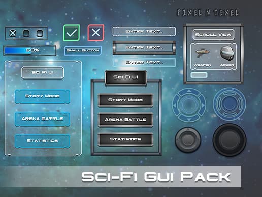 Sci-Fi UGUI Pack