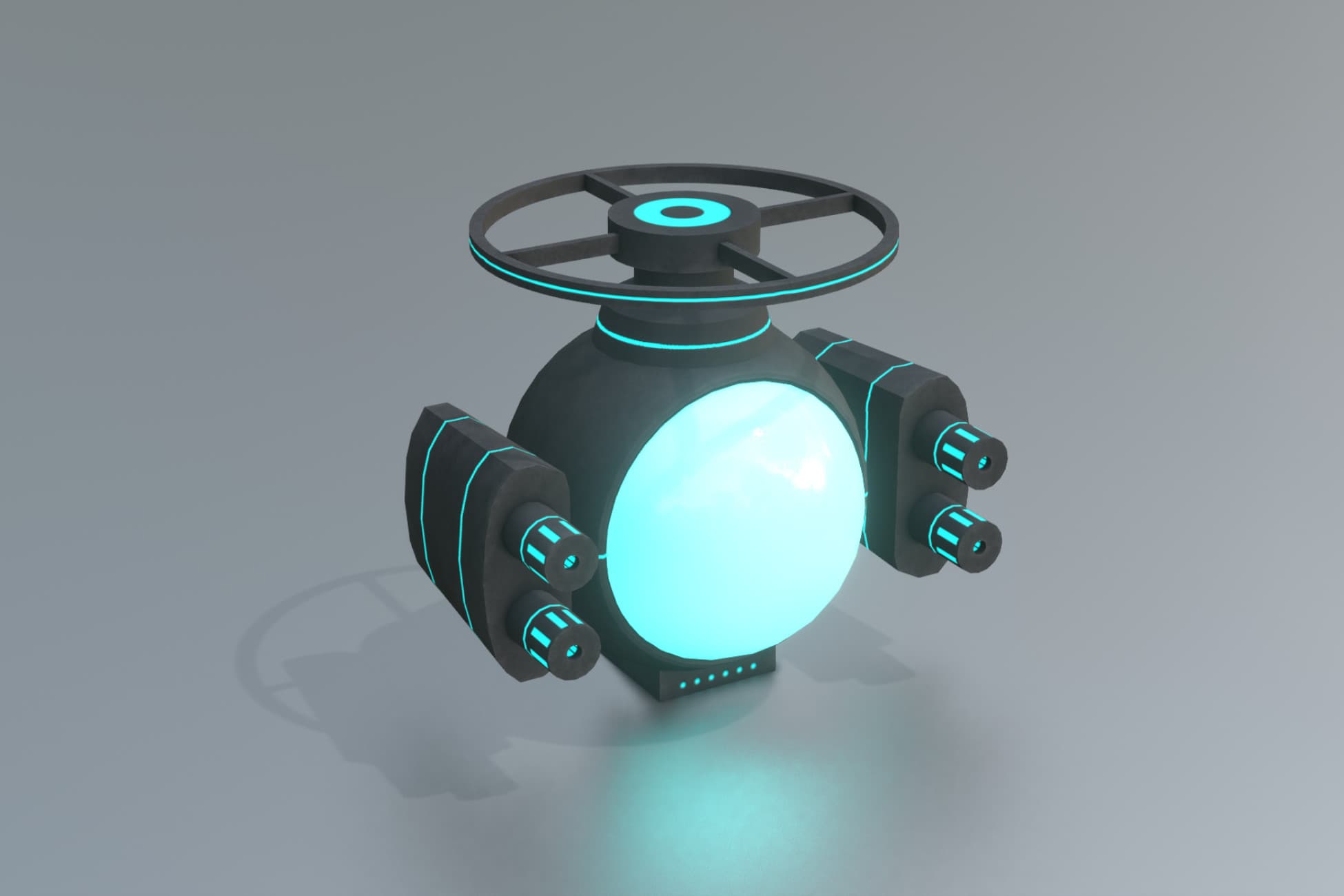 Security Drone (Low Poly)