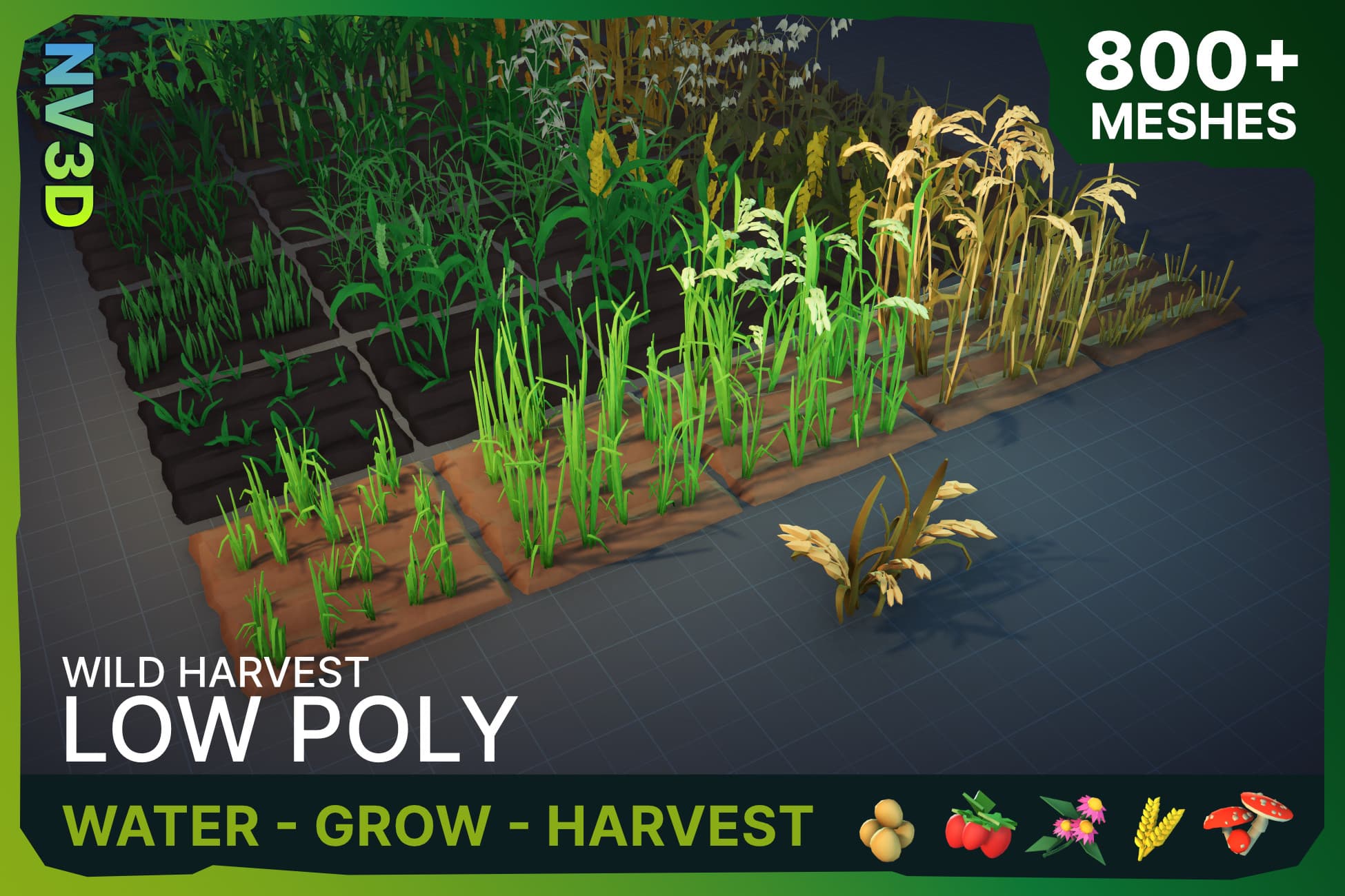 Wild Harvest: Low Poly