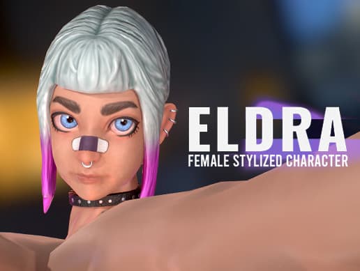 Eldra Female Stylized Character