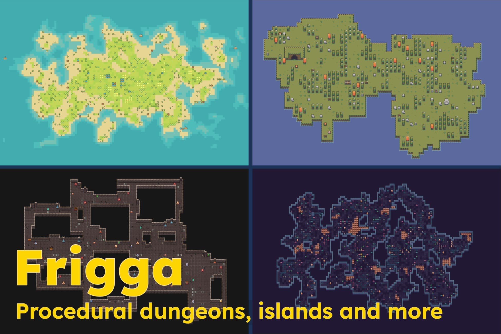 Frigga - Procedural Dungeon, Level & Map Generator